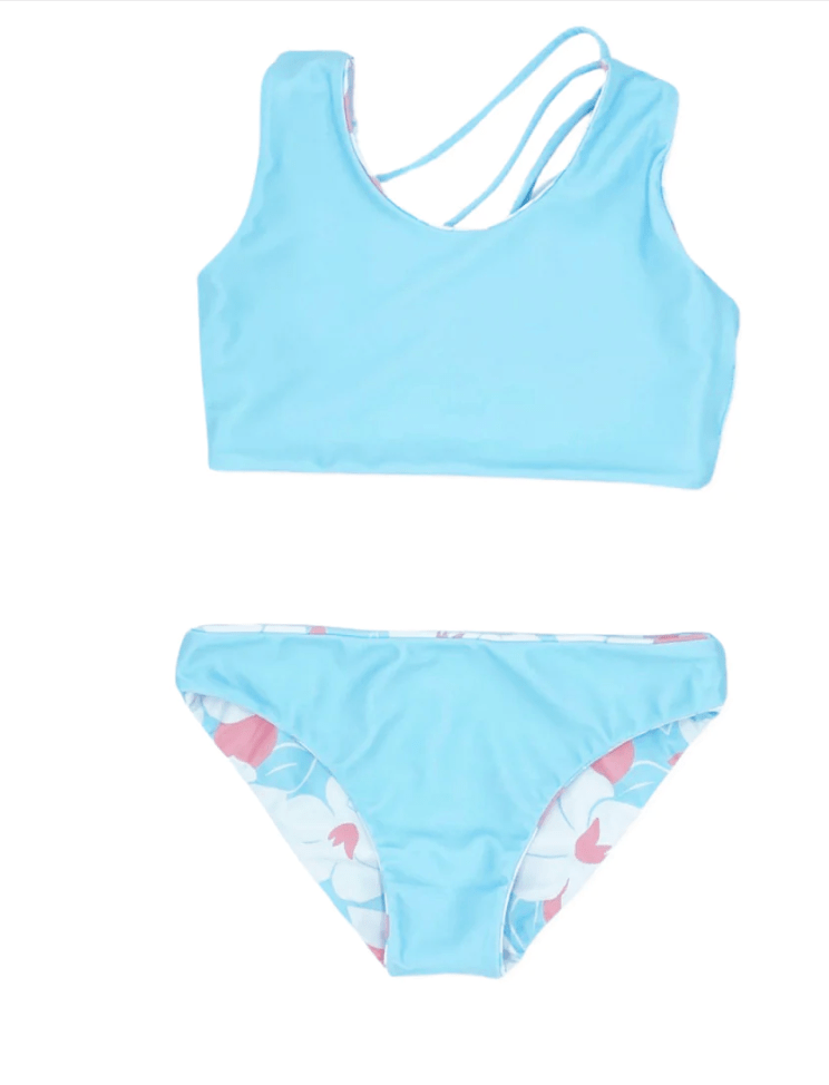 Feather 4 arrow Feather 4 Arrow Summer sun reversible bikini Crystal Blue
