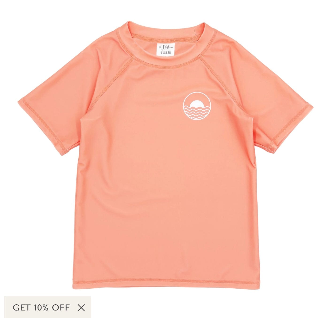 Feather 4 Arrow Papaya S/S Rashguard