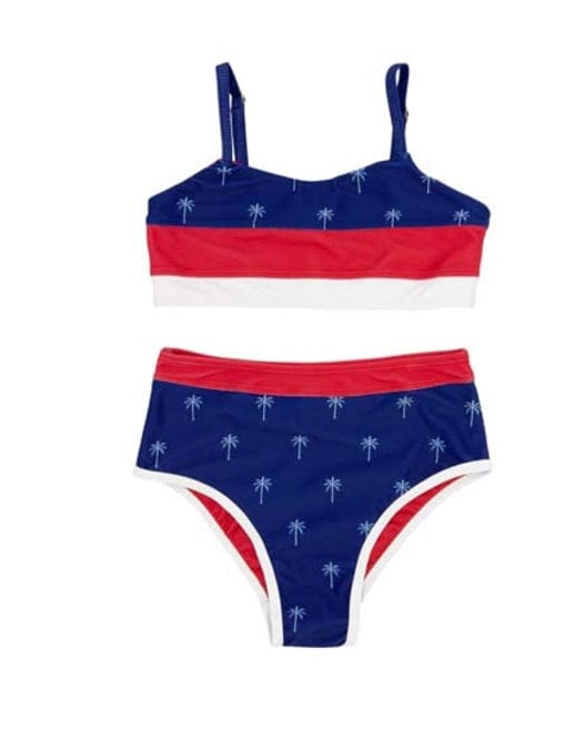 Feather 4 Arrow Block Party Bikini Twilight