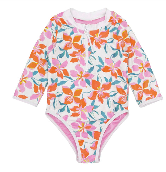 Feather 4 Arrow Sun Seeker Baby surf suit Ecru