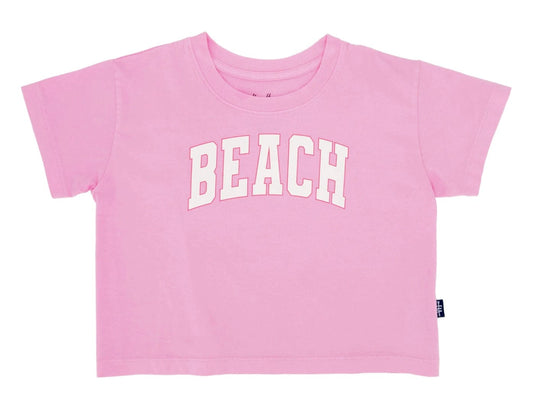 Feather 4 Arrow Beach Crop top Pink