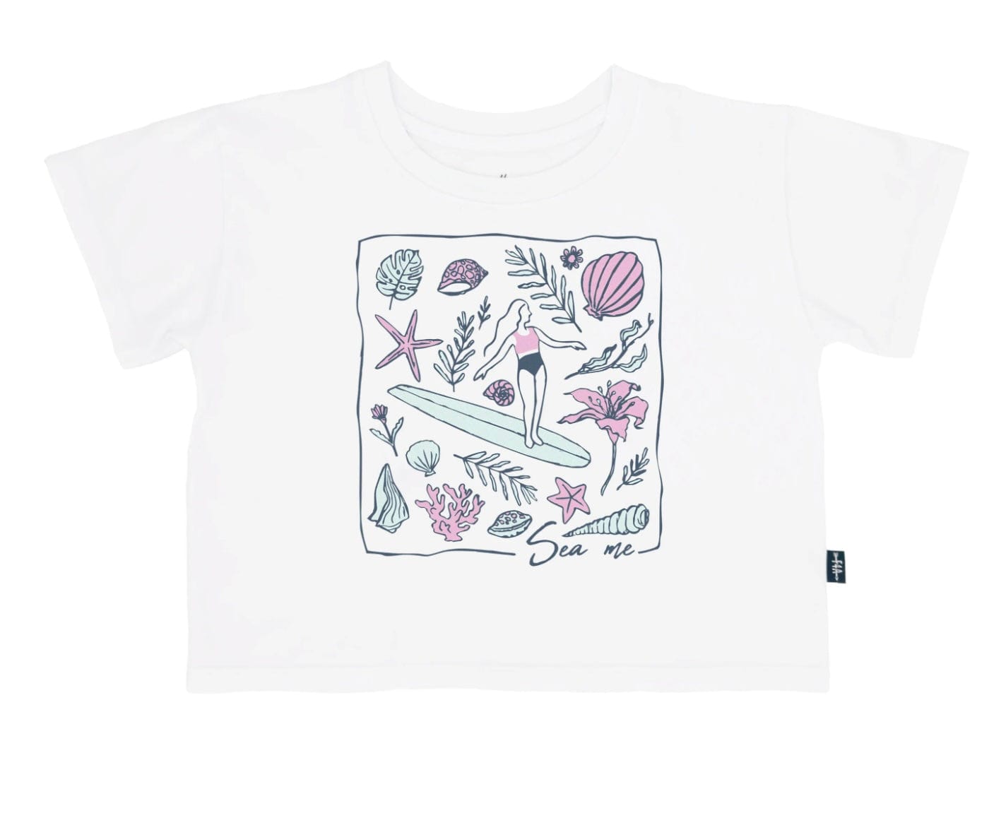 Feather 4 Arrow Sea Me crop Tee