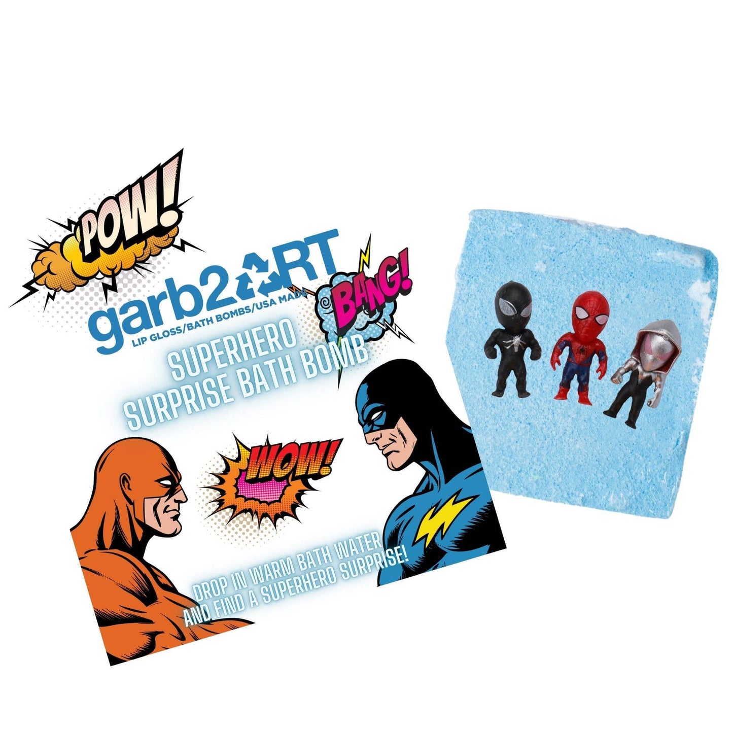 garb2ART Surprise Bath Bomb | Superhero HEROBB