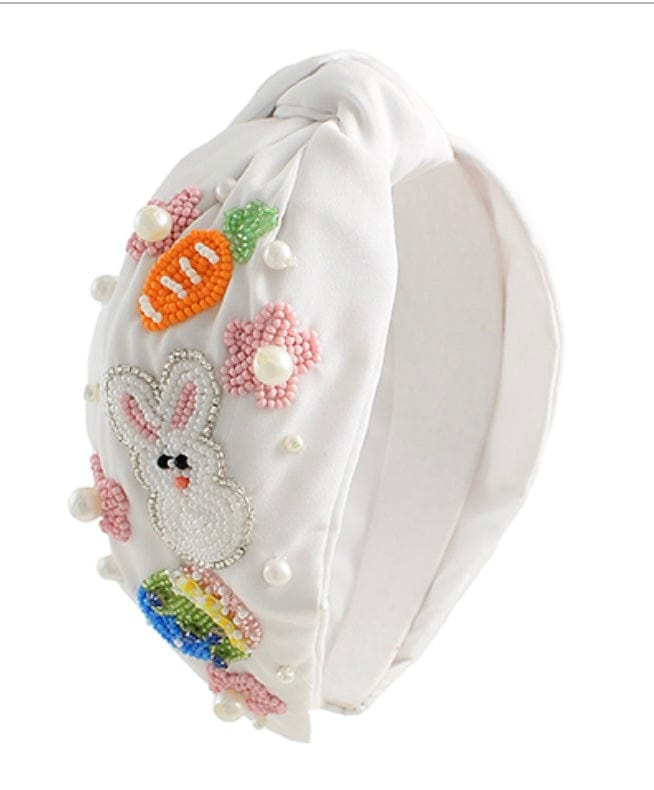 Golden Stella Easter headband bunny