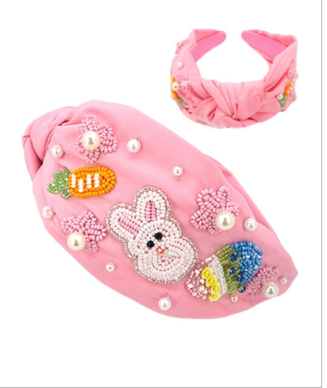 Golden Stella Easter headband bunny