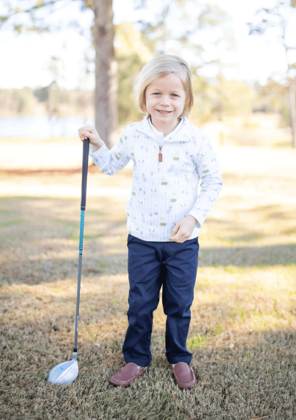 Grace and james Golf Half-Zip Pullover