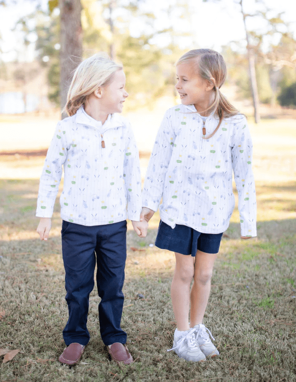 Grace and james Golf Half-Zip Pullover