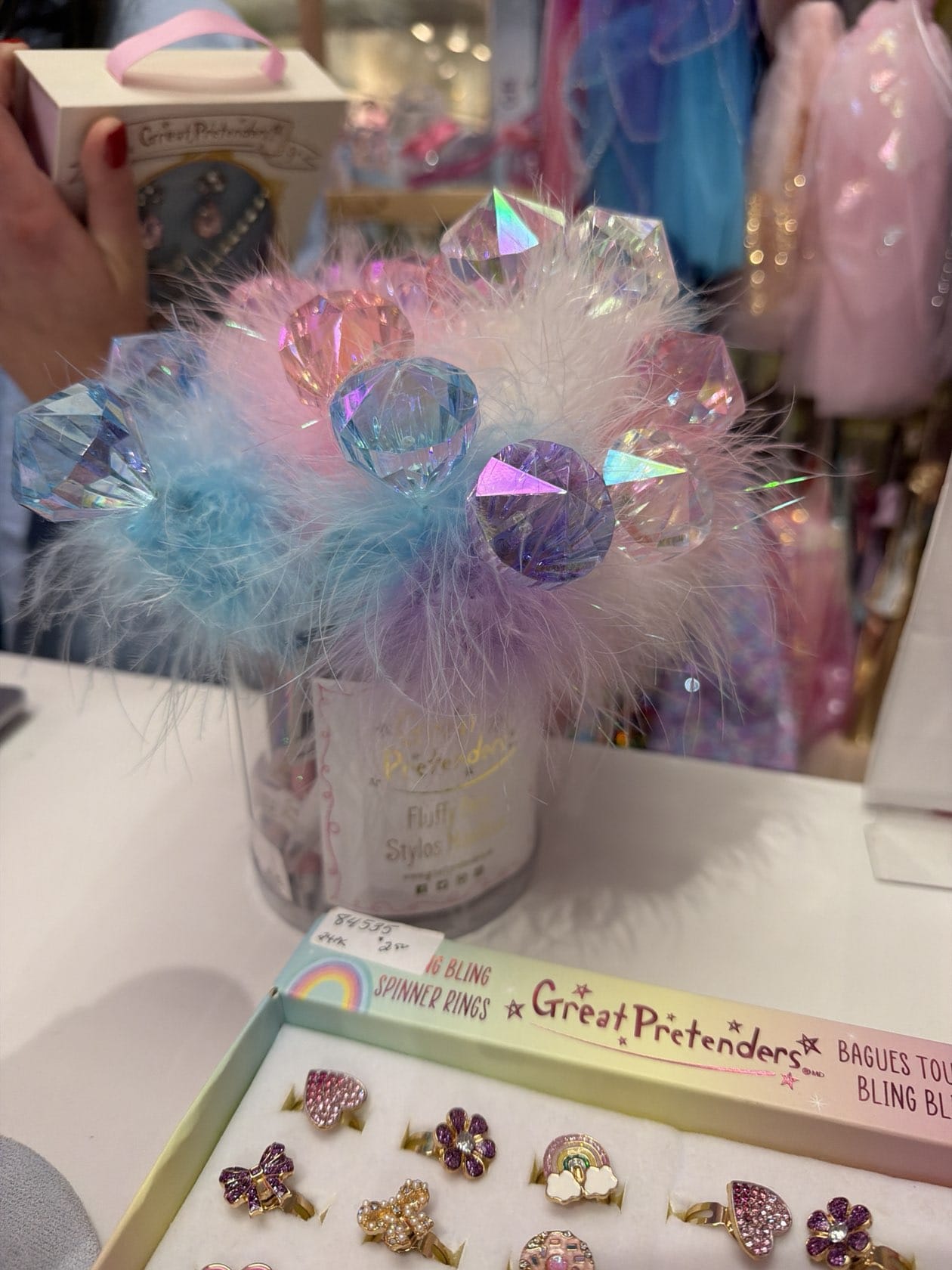 GREAT PRETENDERS Diamond Fuzzy Pen