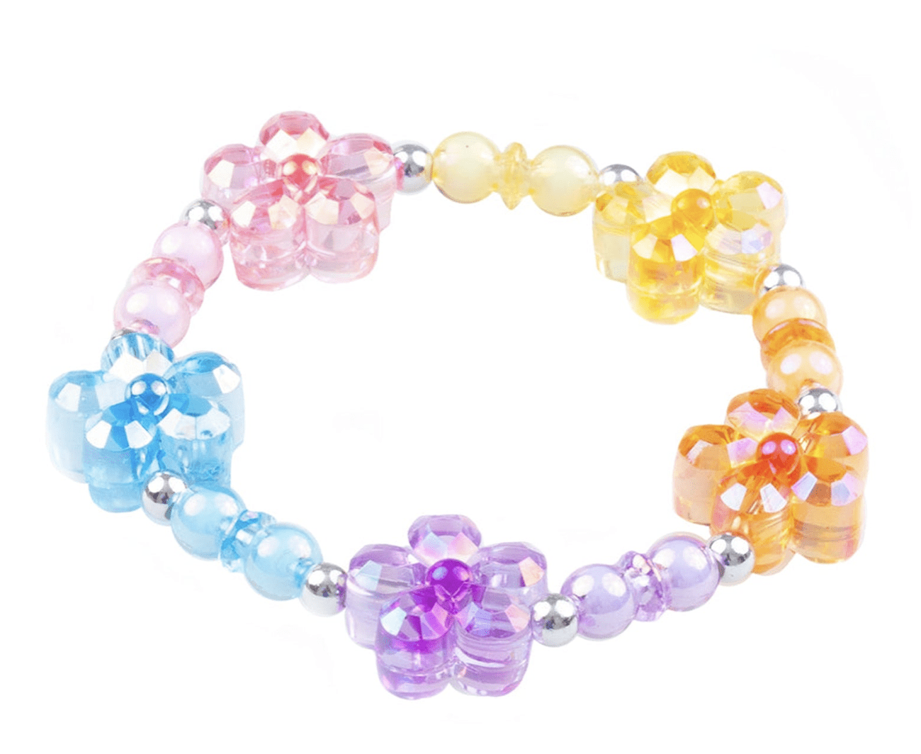Great Pretenders Default Flower Rainbow Power Bracelet