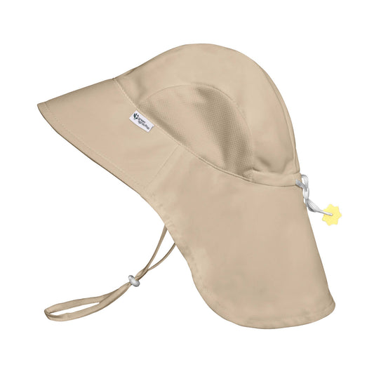 Green Sprouts Sand / 0/6mo Adventure Sun Protection Hat | 2024 Prints 797108-408-51