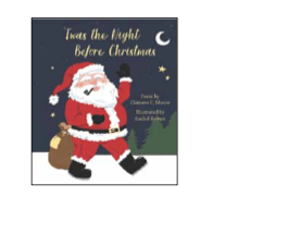 Hatley Little Blue House Inc. Books to Bed Twas night before Christmas BLUE LS PJ's