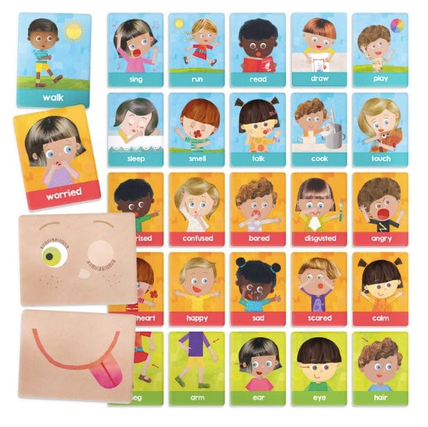 Headu Emotions and Actions Flashcards Montessori