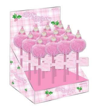 ISCREAM Iscream Girls Accessories-toys Very Merry Santa Pens Pdq - 12 Pens