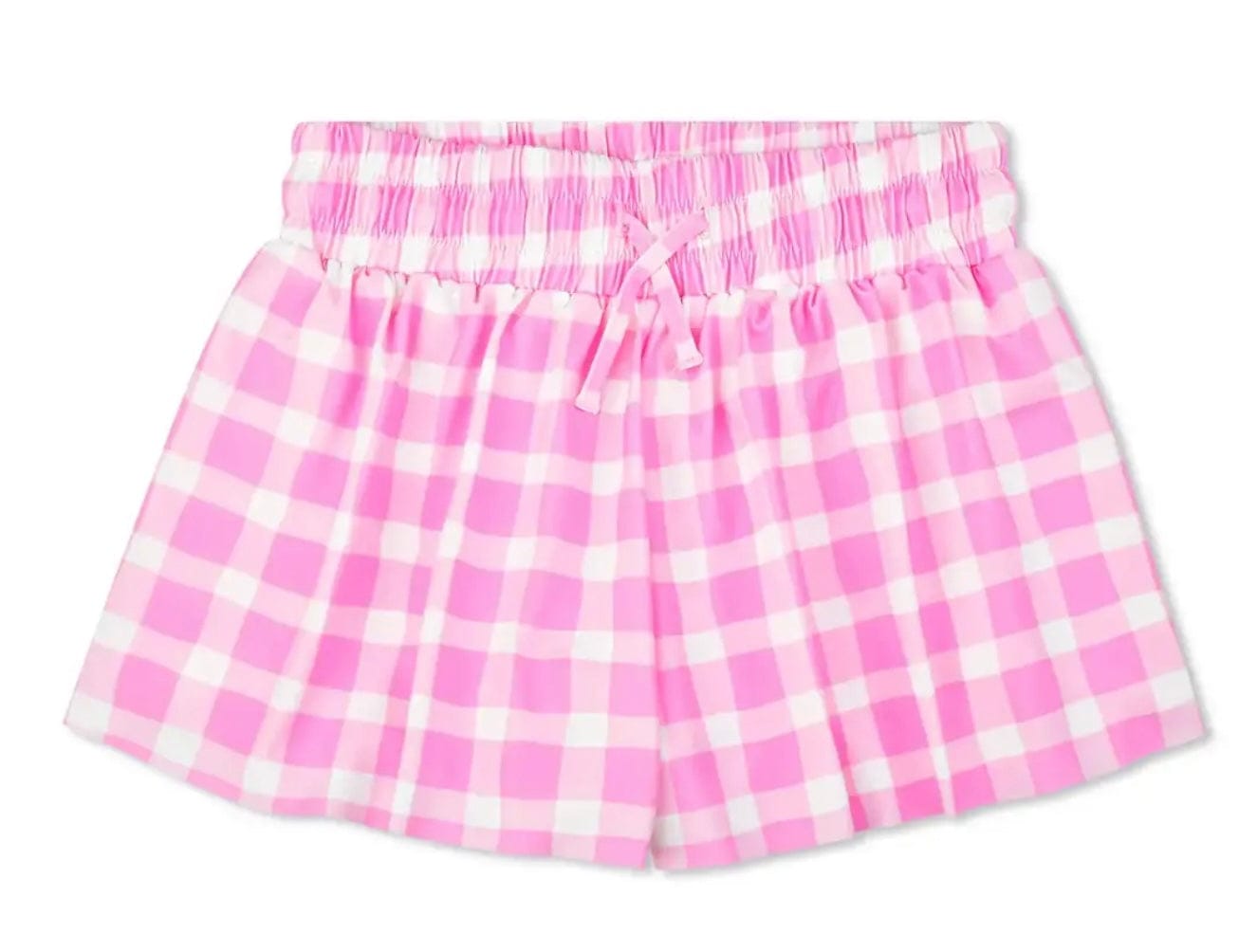 ISCREAM Pink Gingham Butterfly Shorts