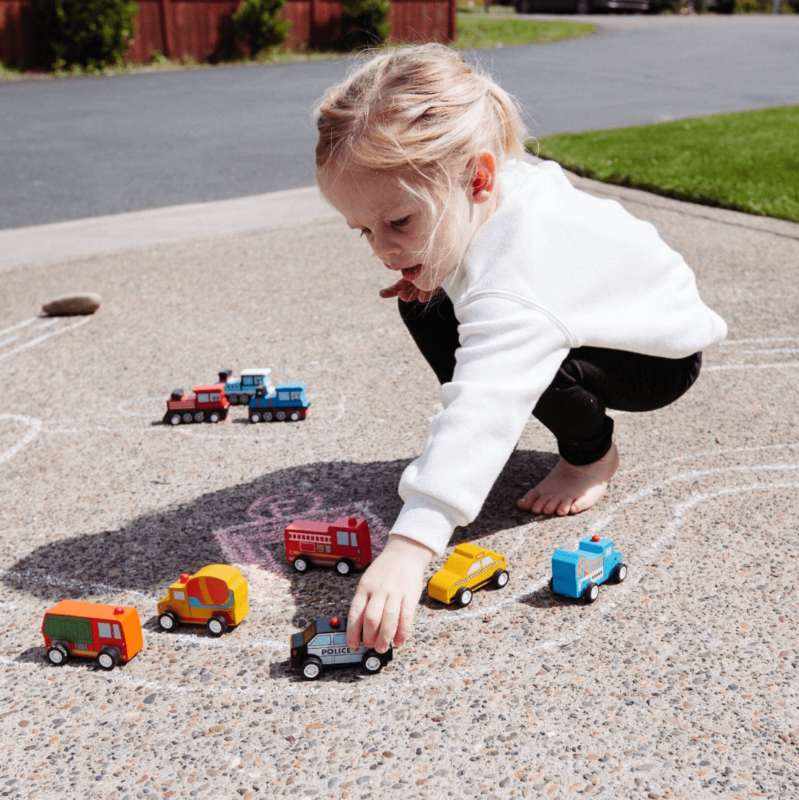 Jack Rabbit Creations Pull Back Town Cars