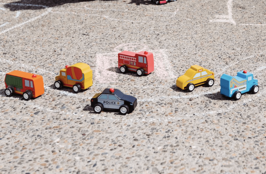 Jack Rabbit Creations Pull Back Town Cars