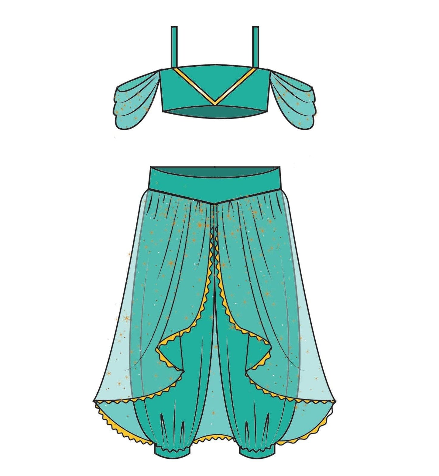 Joy Costumes by Teresita Orillac The Arabian Princess Costume