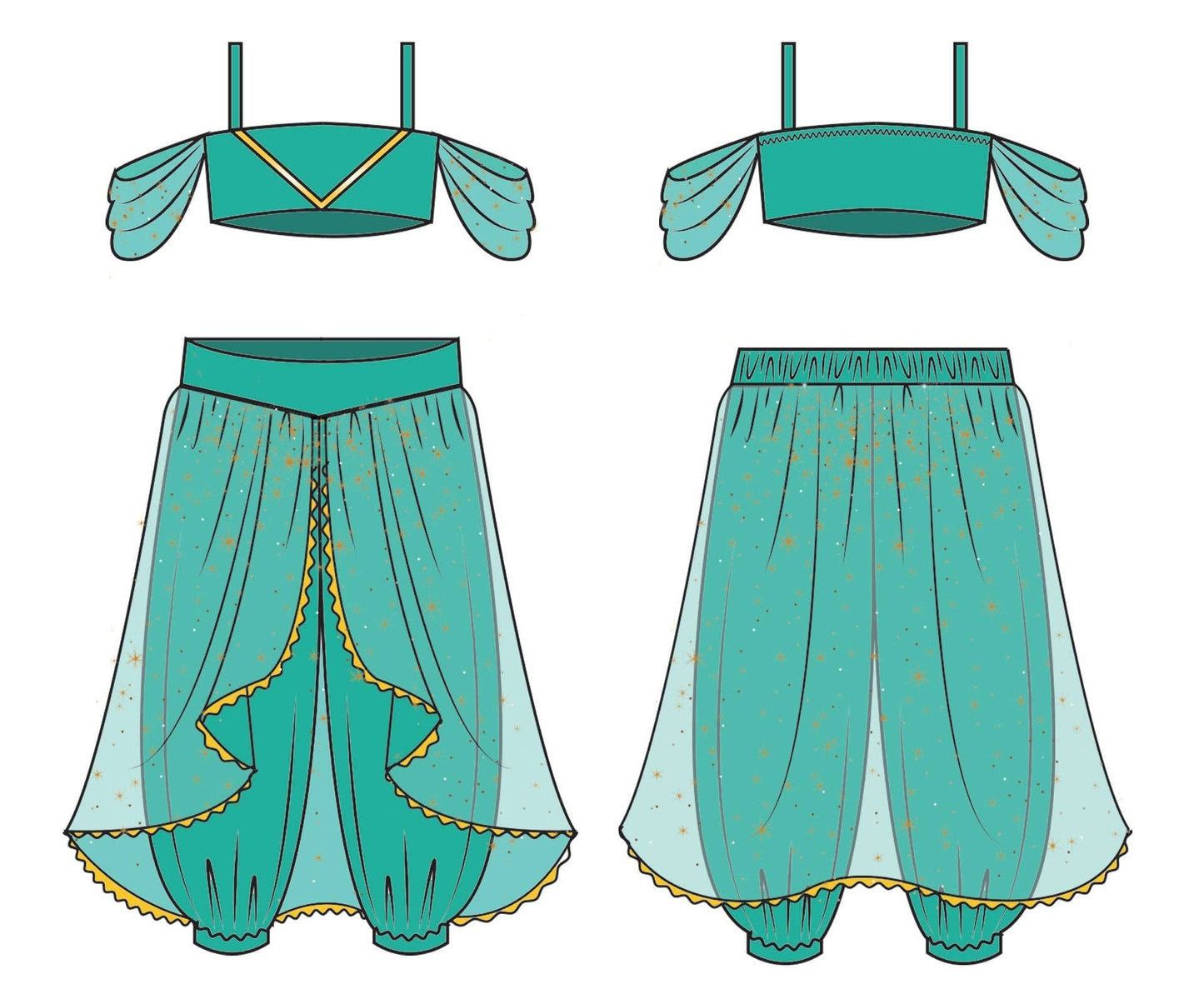 Joy Costumes by Teresita Orillac The Arabian Princess Costume