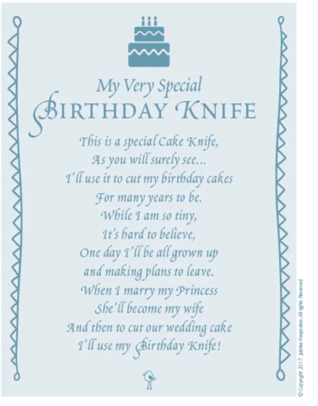 Jubilee Jubilee Keepsakes Knife