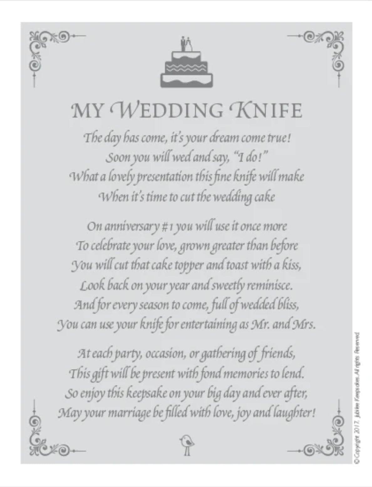 Jubilee Jubilee Keepsakes Knife