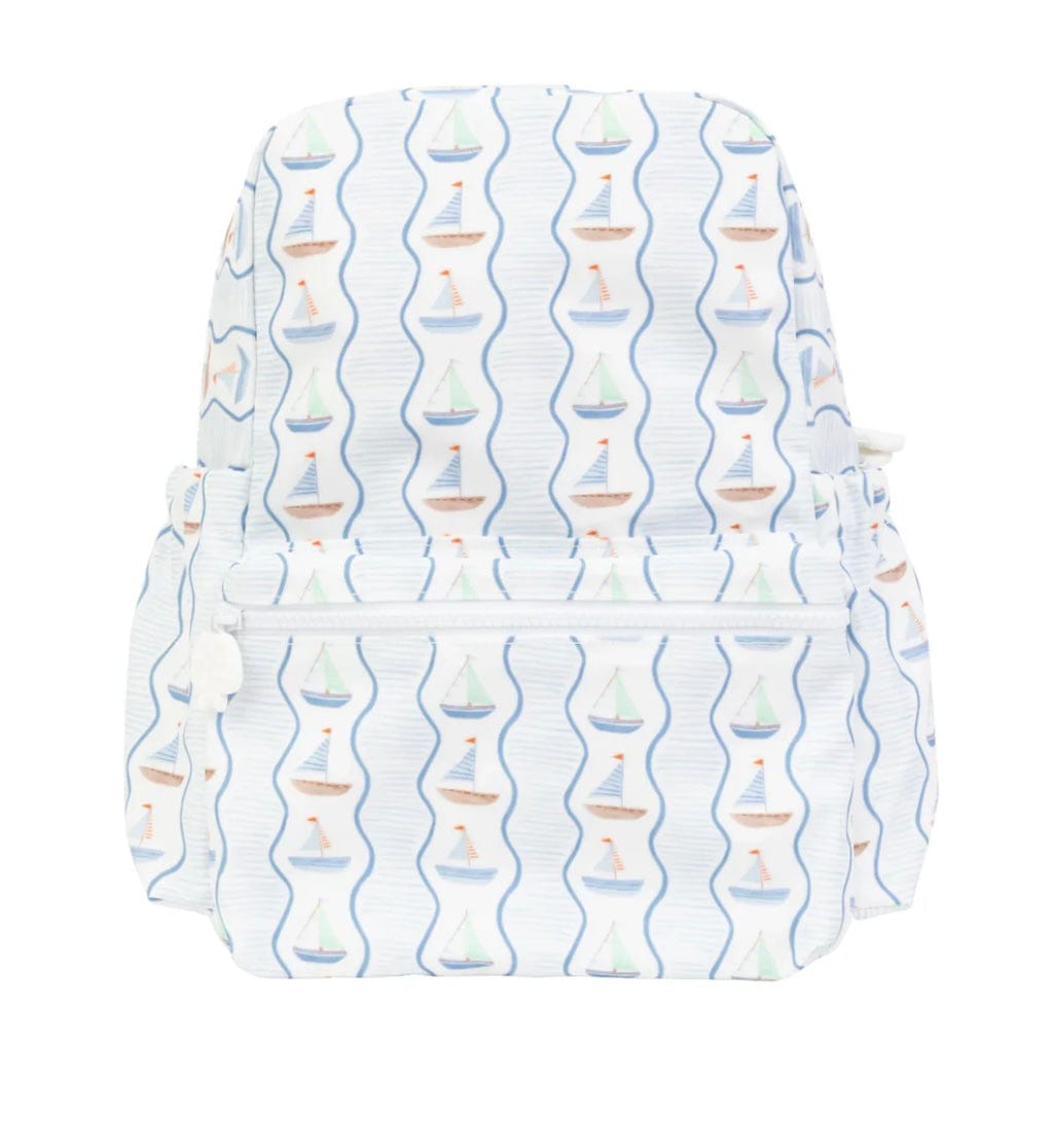 Kat Walk kids Sailboats / Large Apple of my isla Backpack