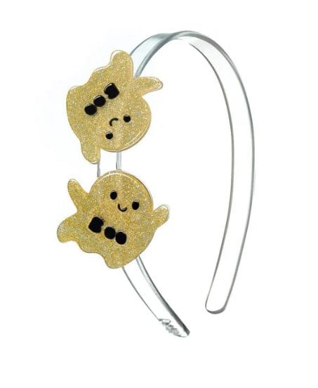 Lilies and Roses Lilies & Rose Playful Glitter Gold Ghost headband