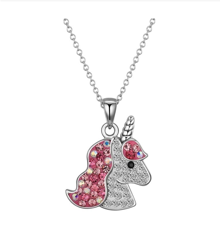 Lily & Nily Crystal Unicorn Necklace