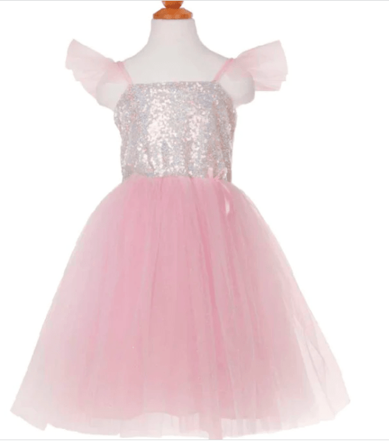 Little Beach Babes Boutique 3/4T / Pink Great Pretender Sequin Princess Dress