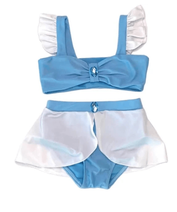 Little Beach Babes Boutique Cinderella Swim Suit - 2 Piece