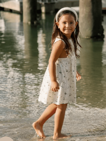 Little Beach Babes Boutique Layla Dress Natucial