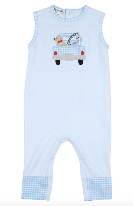 Little Beach Babes Boutique Magnolia Baby Fresh Caught Sleeveless Playsuit
