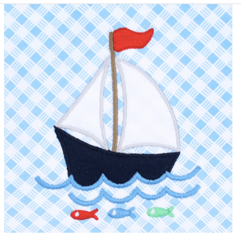 Little Beach Babes Boutique Magnolia Baby Sail Away Dress