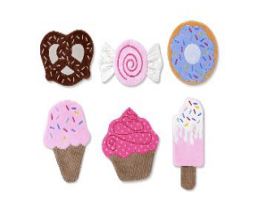 Little Beach Babes Boutique Mini Crinkle Sweets Blankie