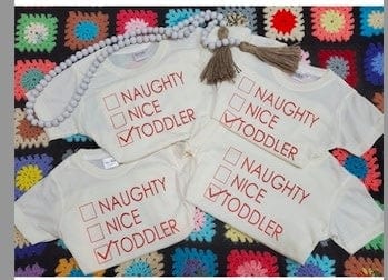 Little Beach Babes Boutique Naughty Nice Toddler