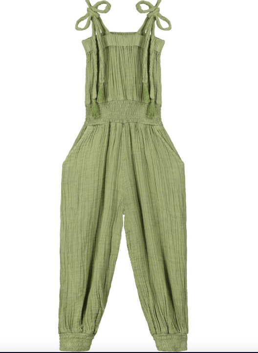Little Beach Babes Boutique  Poppet & Fox SS23 Tasseled Strap Jumpsuit