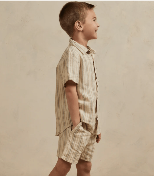 Little Beach Babes Boutique Rylee and cru-SS23-bermuda short || rustic stripe