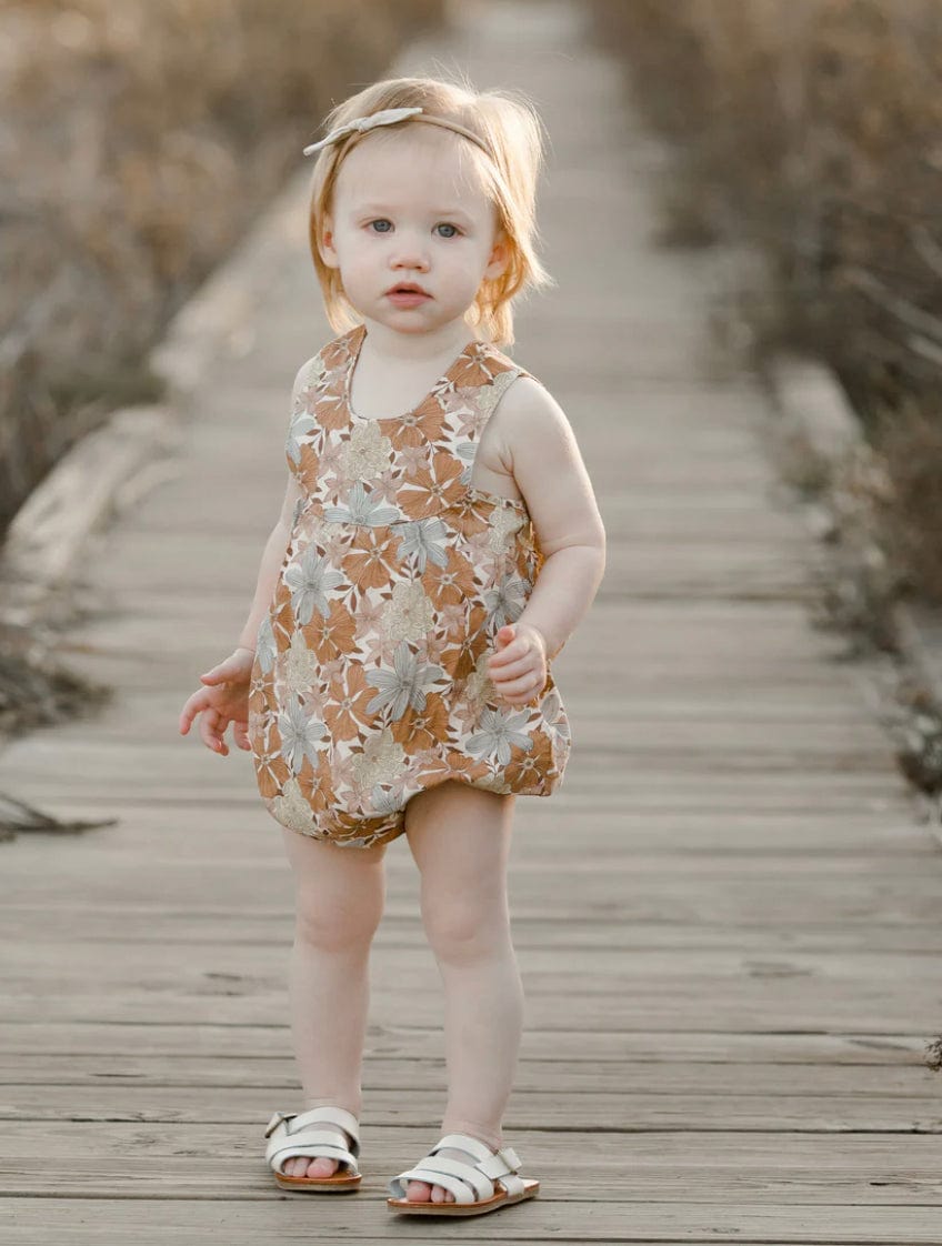 Little Beach Babes Boutique Rylee & Cru- SS23-June Romper-Safari Floral