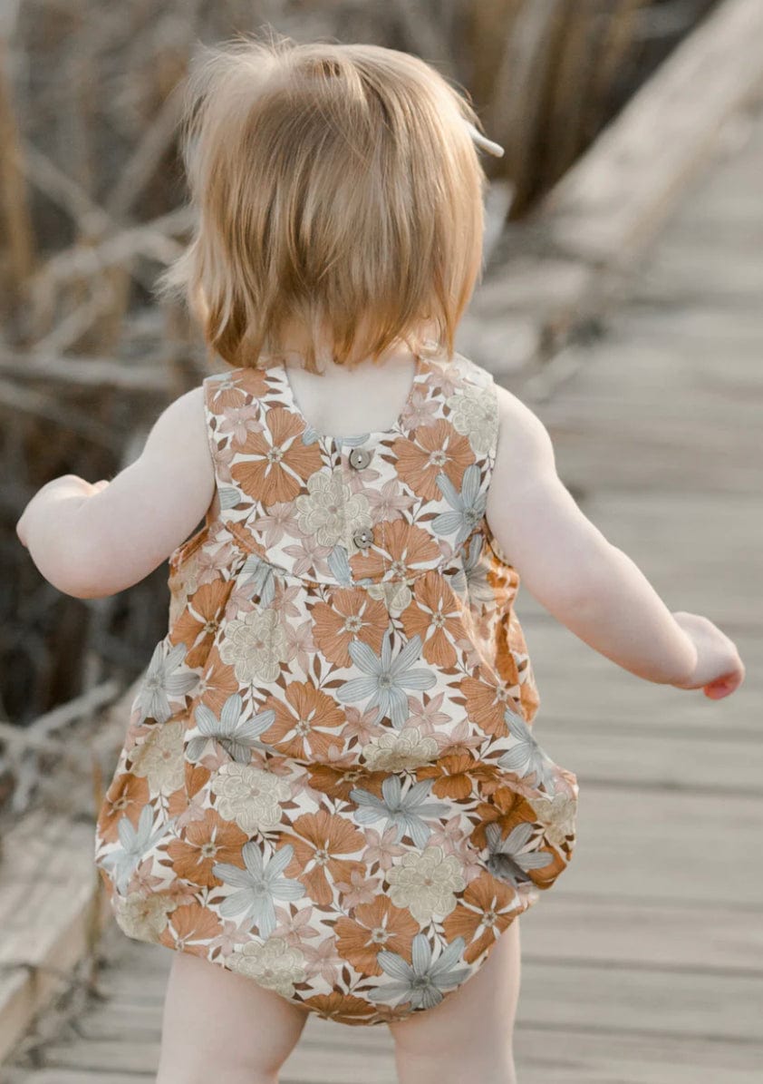 Little Beach Babes Boutique Rylee & Cru- SS23-June Romper-Safari Floral