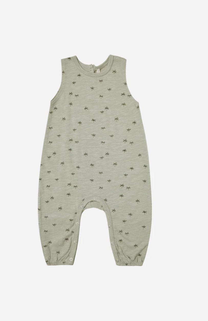 Little Beach Babes Boutique Rylee & Cru-SS23-Mills Jumpsuit-Palm Trees