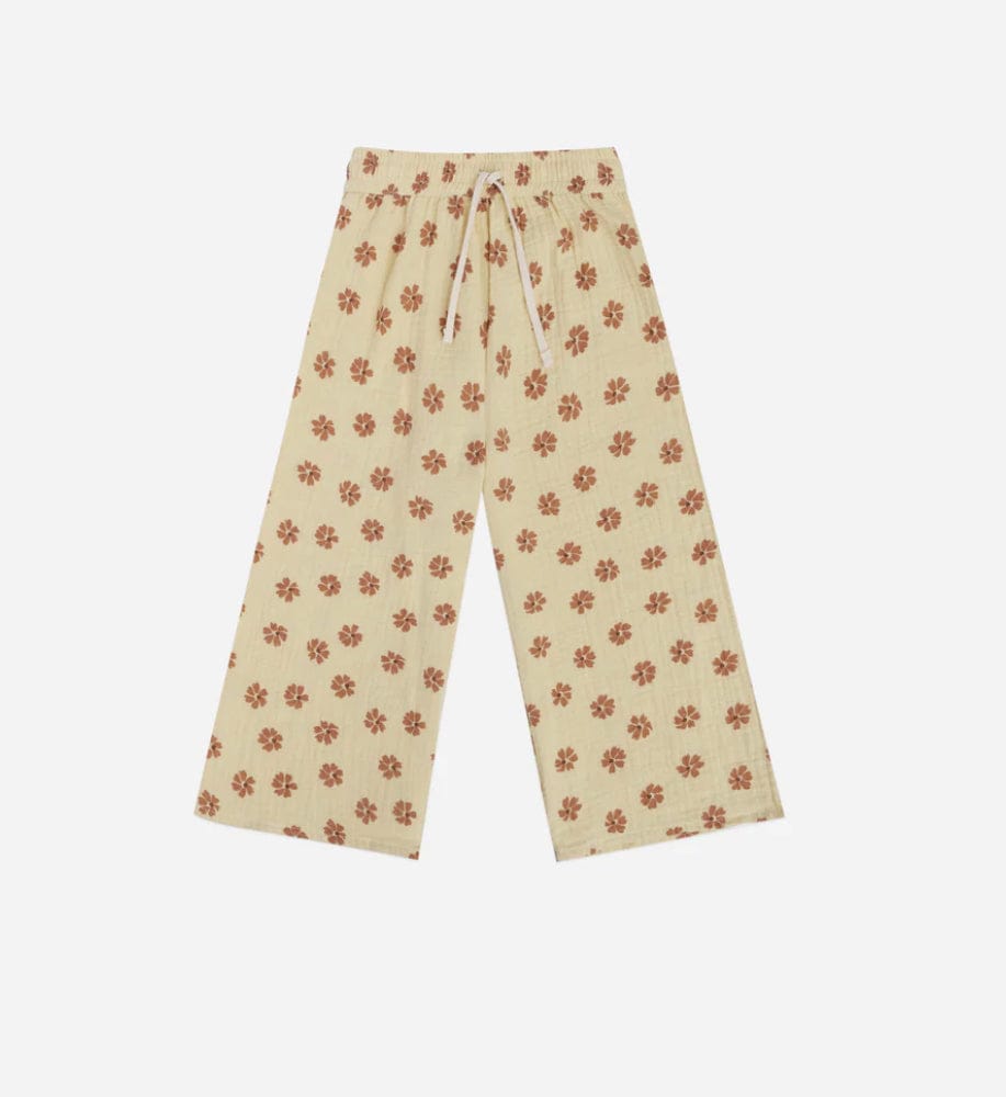 Little Beach Babes Boutique Rylee & Cru-SS23-Wide Leg Pant-Lemon Daisies