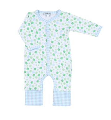 Little Beach Babes Boutique Shamrock Cutie Printed Playsuit LB