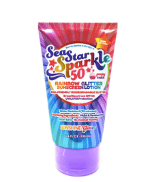 Little Beach Babes Boutique Sunshine Glitter Sunscreen SPF 50