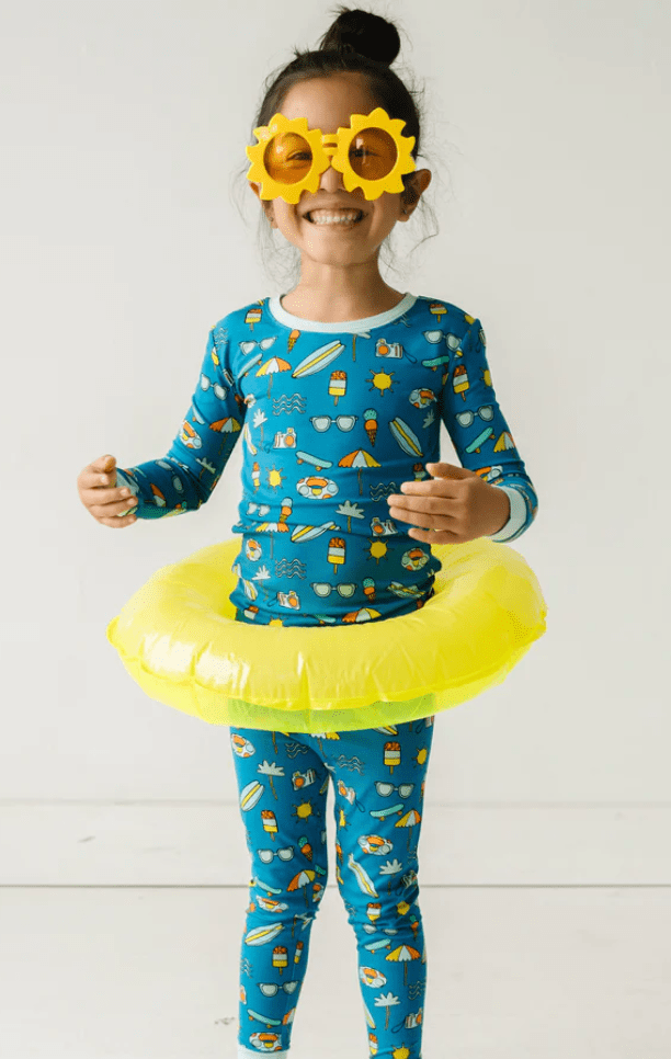 Little Sleepies Surf's Up Two-Piece Bamboo Viscose Pajama Set