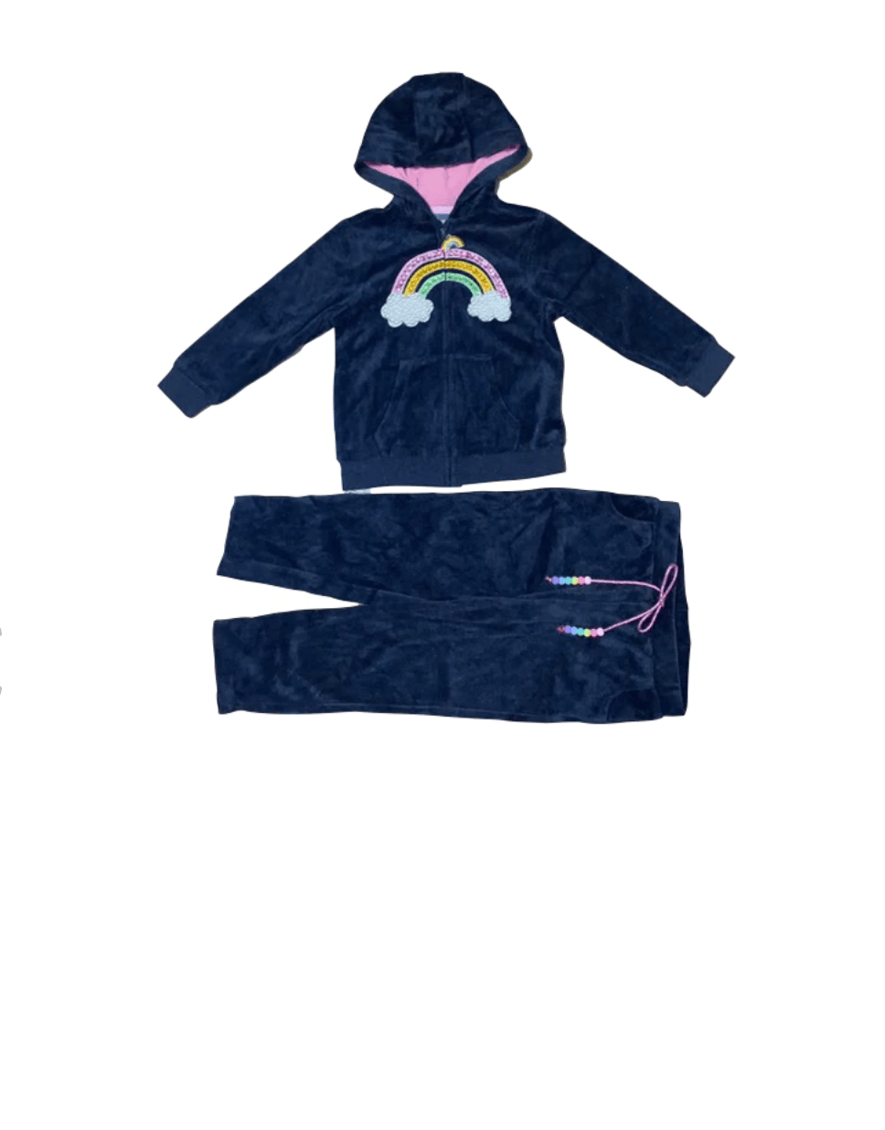 Lola and The Boys Lola & the Boys-Rainbow Beaded Velvet Track Set