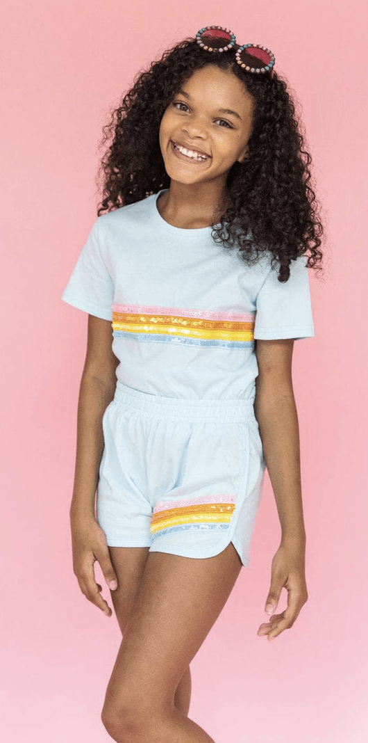 Lola and The Boys Lola & the Boys-SEQUIN STRIPE SET