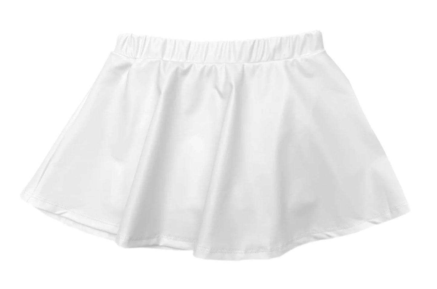 LuLu BeBe Lulu Bebe Matallic pearl white Skort