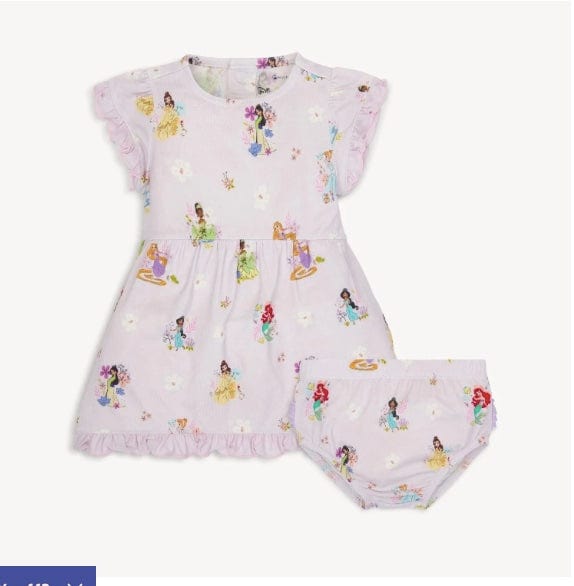 Magnetic Me Disney Magnetic Me Princess little baby dress + diaper cover set
