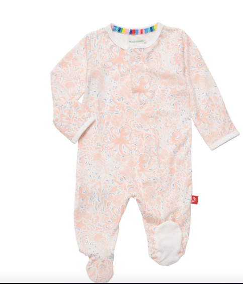 Magnetic Me Magnetic Me SS23 Seas Day Pink Footie