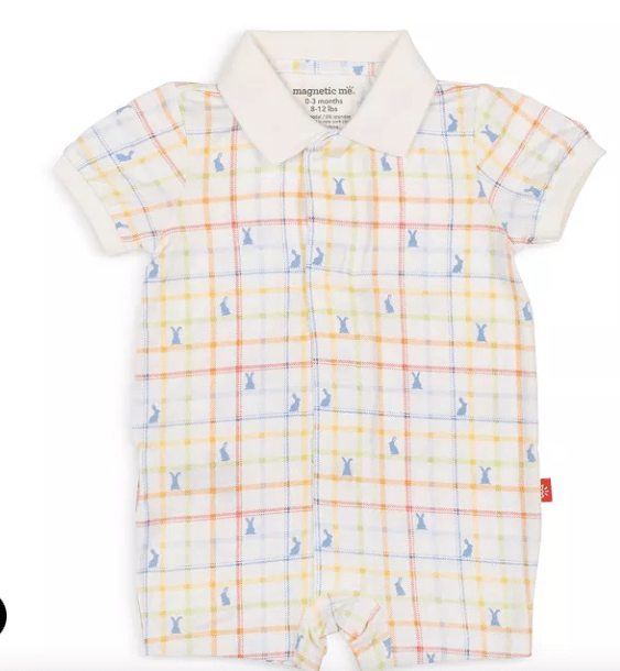 Magnetic Me Magnetic Me SS23 Hopscotch Polo Romper