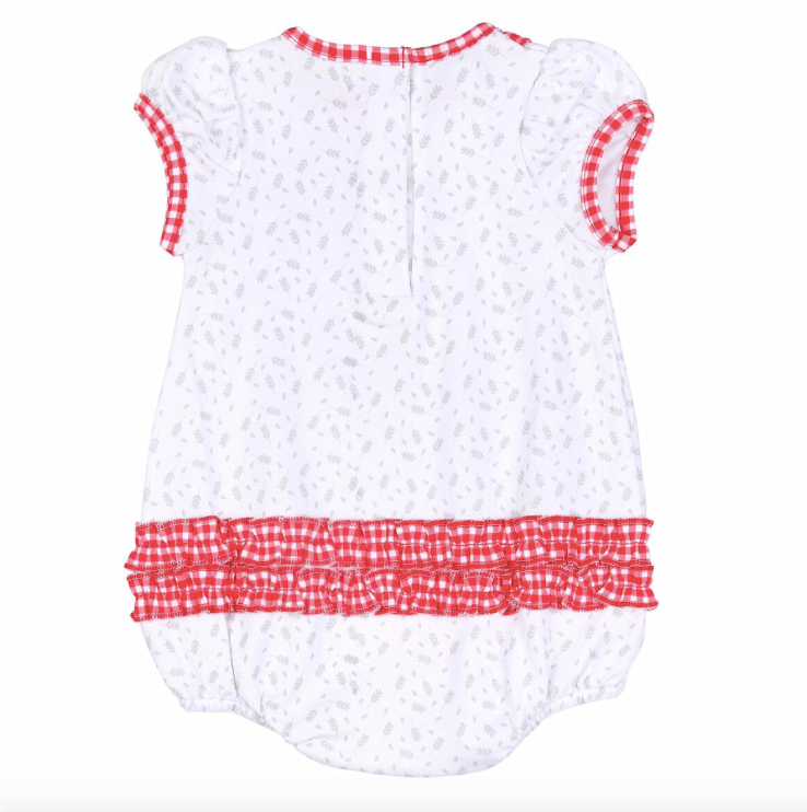 Magnolia Baby 3 Months Magnolia Baby-Barnyard Ruffle Bubble 3M
